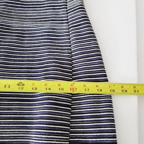 BANANA REPUBLIC Striped Fit & Flare Retro Dress - Picture 9 of 12